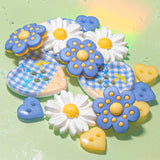 Sunny Sky Plaid & Daisy Embellishment Mix
