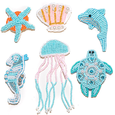 Ocean Adventure Beaded Patch Collection