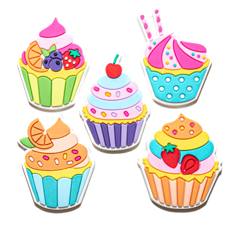 Sweet Cupcake Flat Back Craft Embellishments
