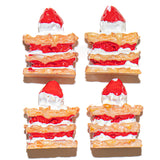 Strawberry Birthday Cake Cabochon