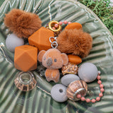 Bite-Sized Silicone Bead Mix in Koala Cuddles