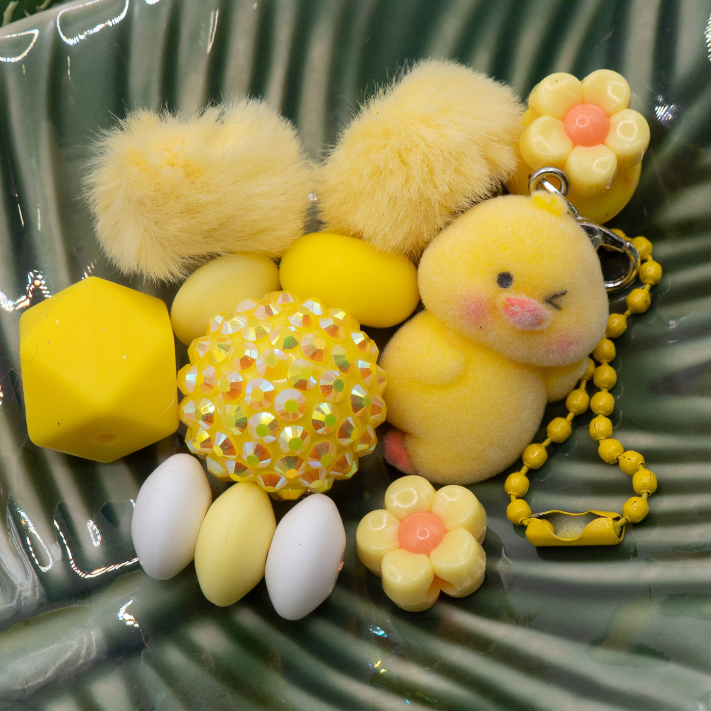 Bite-Sized Silicone Bead Mix in Duckies