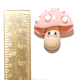 Pastel Mushrooms Resin Craft Embellishments