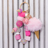 Strawberry Ice Cream Keychain Kit