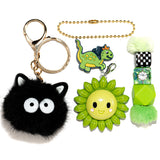 Silly Flower Keychain Kit in Green