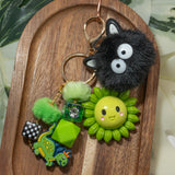 Silly Flower Keychain Kit in Green