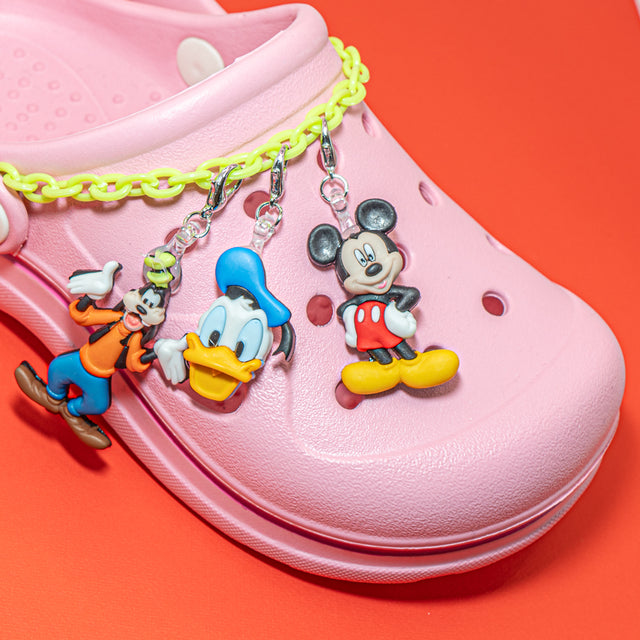 40pcs Disney Mickey Mouse Silicone Acrylic Beads – Perfect for DIY Pencil & Drink Charms