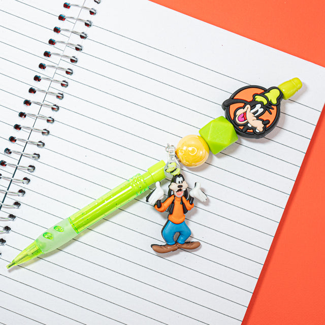 40pcs Disney Mickey Mouse Silicone Acrylic Beads – Perfect for DIY Pencil & Drink Charms