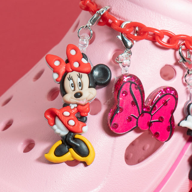 70pcs Disney Minnie & Daisy Silicone Acrylic Beads – Perfect for DIY Pencil & Drink Charms