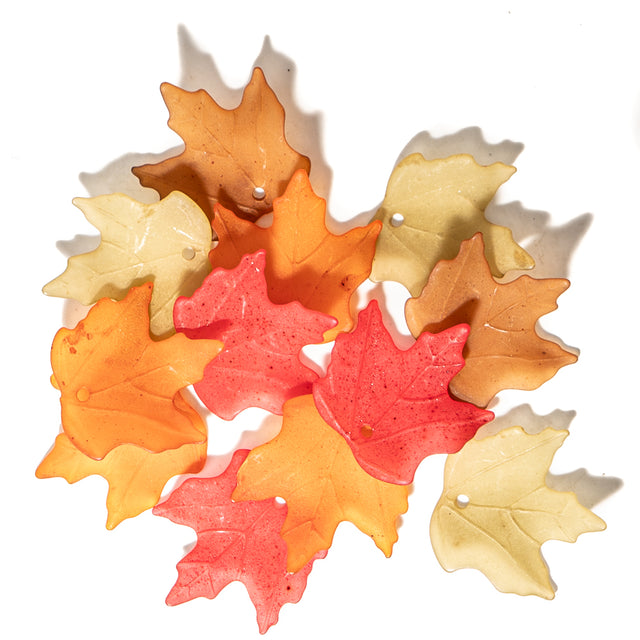 Fall Leaves Craft Resin Charms