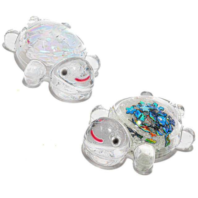 Large Sparkly Turtle Cabochons