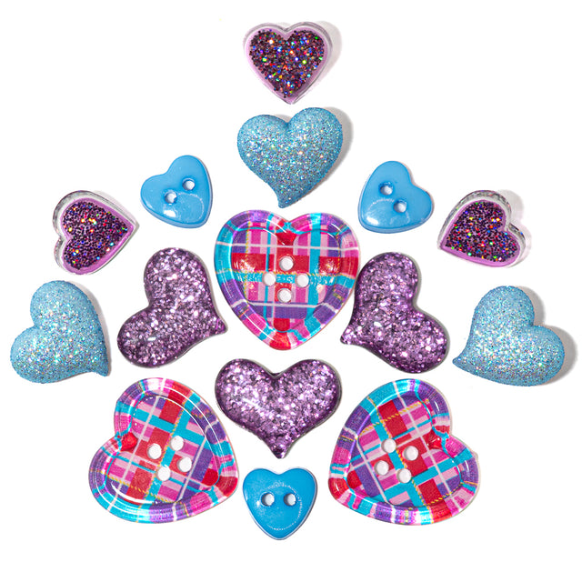 Rebel Hearts Craft Embellishment Mix