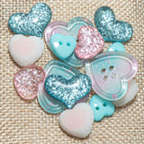 Cotton Candy Dreams Craft Embellishment Mix