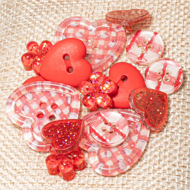 Picnic Hearts Craft Embellishment Mix