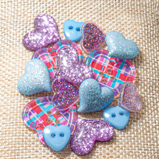 Rebel Hearts Craft Embellishment Mix