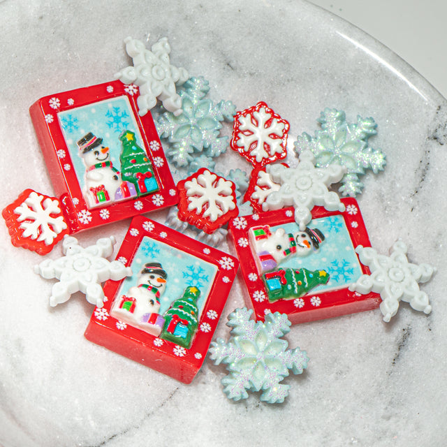 Frosty Holiday Embellishment Pack