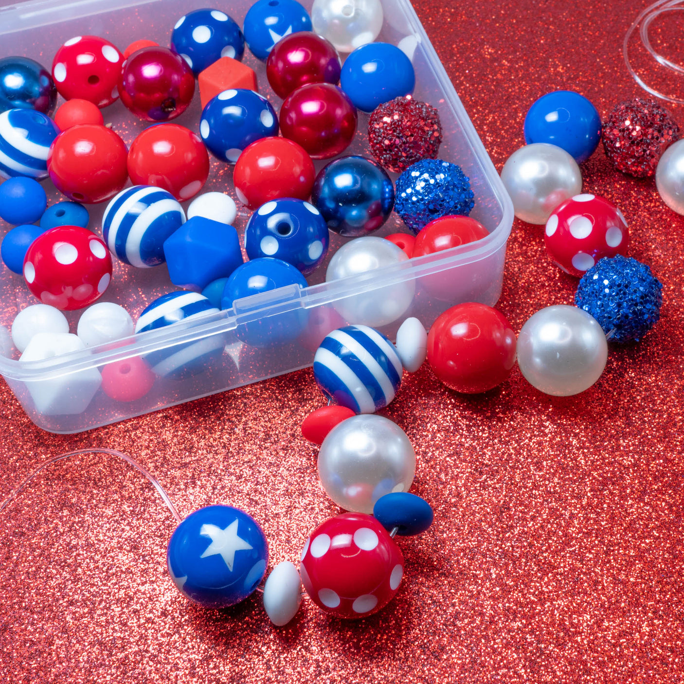 Patriotic Craft Beads