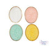 Dressmakers Woven Pendants Multi Color Pastel