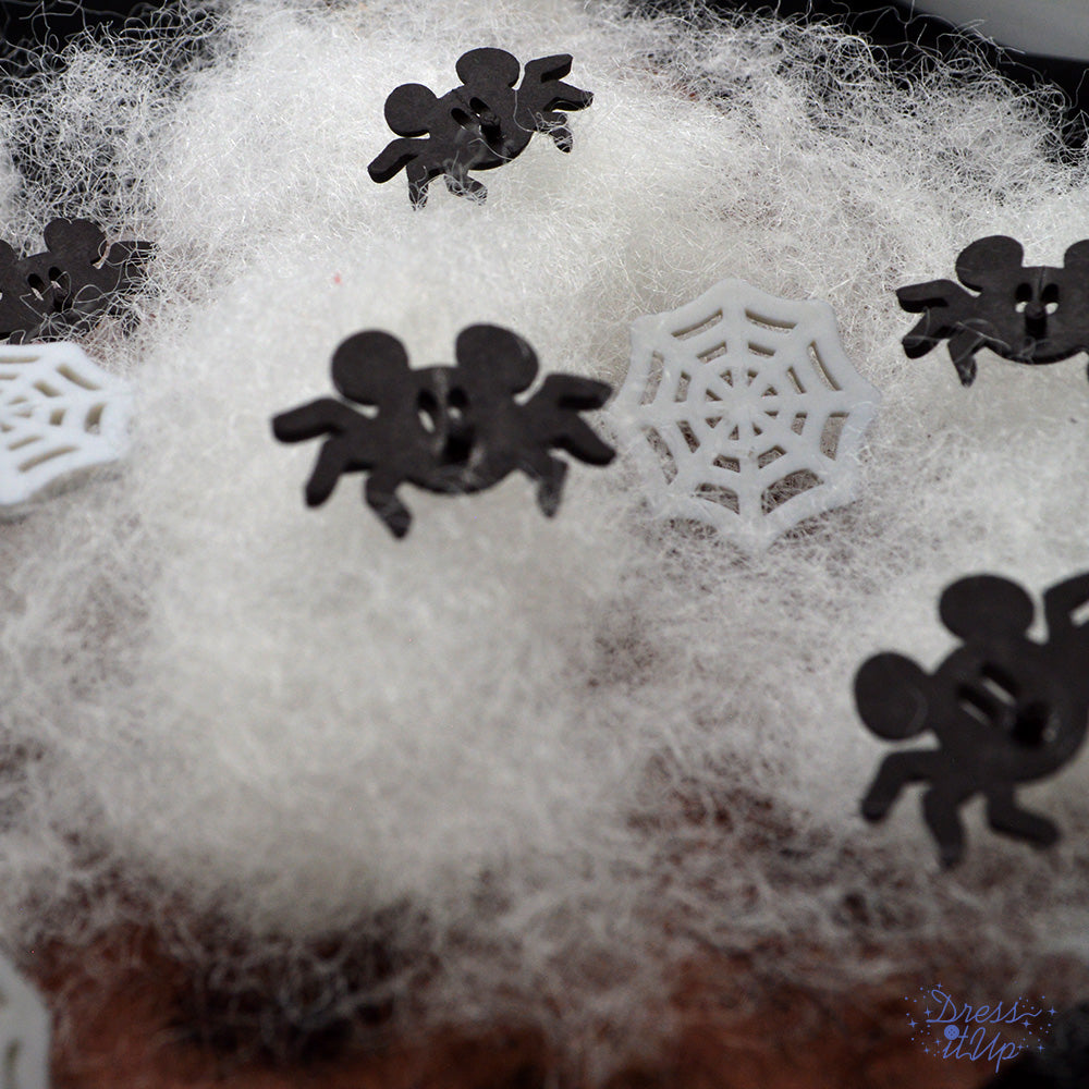 Welcome To Our Web Halloween Themed Spider Embellishments