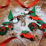 Winter Joy Super Value Pack, 19pcs Outdoor Themed Buttons