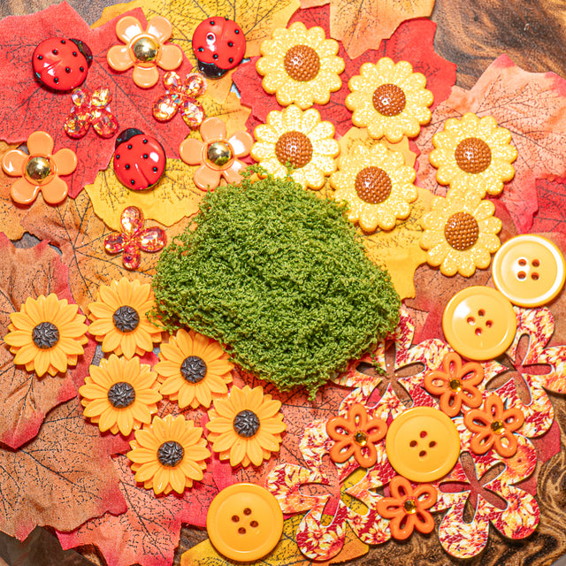 Autumn Harvest Wreath Craft Kit 50+ Pieces