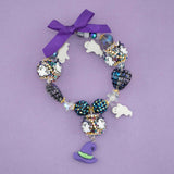 Handmade Beaded Halloween Mini Wreath Ornaments