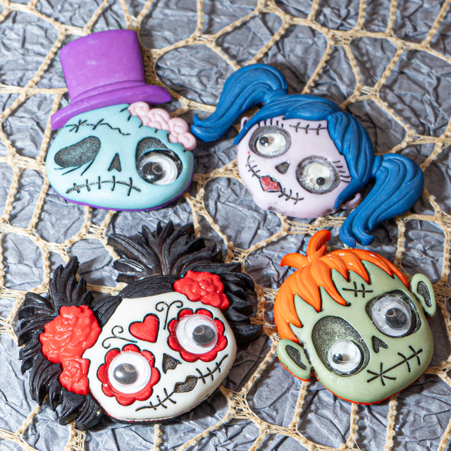 Zany Zombies Googly Eye Fun Monster Themed Buttons