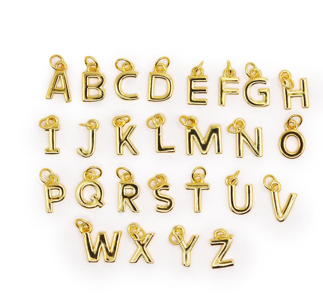 ABC Charms in 18K Gold