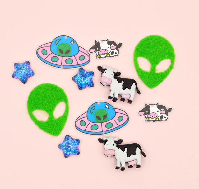 Out of This World Cow Embellishment Pack