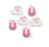pink pastel craft embellishments hard plastic for crafting
