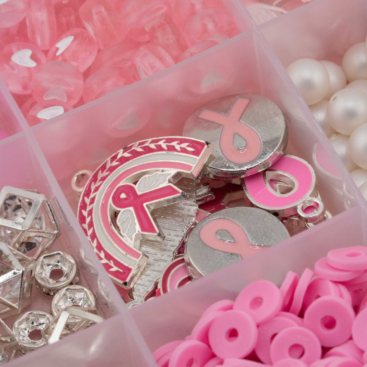 BCA Ultimate Bead Box for Jewelry Making (Elastic Cord Included!)