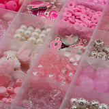 Pink Beads for Jewelry Making