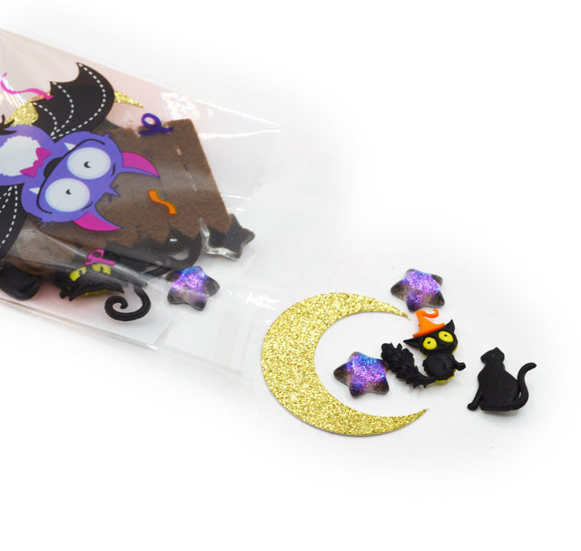 Midnight Cat Craft Embellishment and Felt Assortment 30pcs