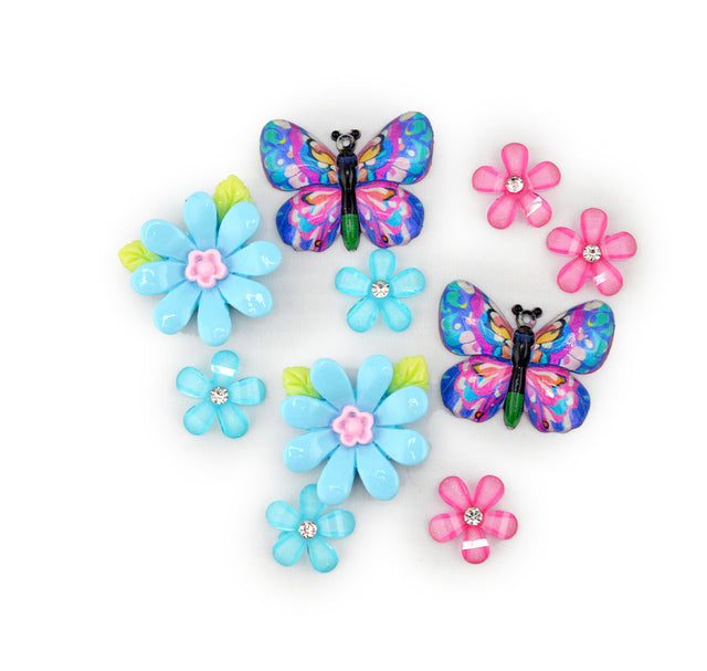 Twilight Butterfly Garden Craft Embellishments