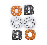 BOO Letter Flat Back Halloween Craft Embellishments