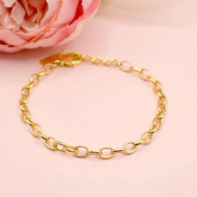 Cha-Cha-Ching Bracelet Base in Bright 18K Gold