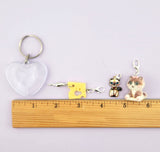 Photo Keychain Set in Brown Cats