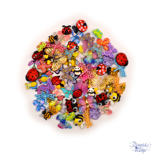 Sewing Button Insect Bug and Butterfly Value Pack 80pcs Insect Bug Nature Buttons – Dress It Up