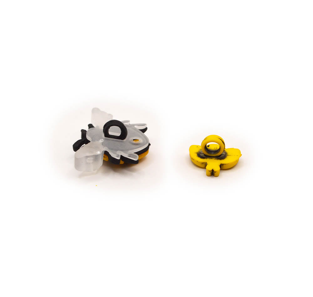 large and small decorative bee embellishments for crafting