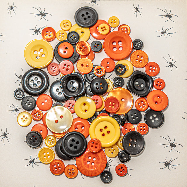 Pumpkin Sewing Button Jar