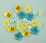 Bee Happy DIY Button Bracelet Kit