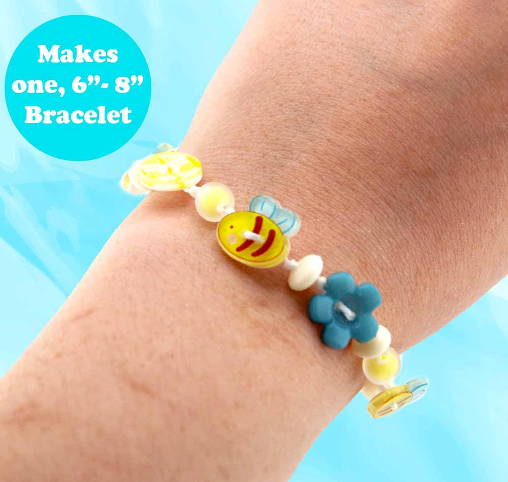 Bee Happy DIY Button Bracelet Kit
