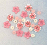 Soft Petals DIY Button Bracelet Kit