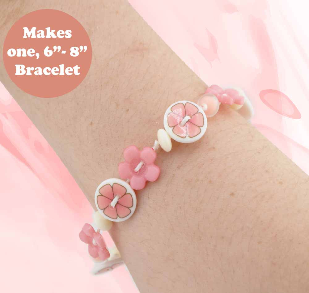 Soft Petals DIY Button Bracelet Kit