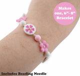 Tropical Bloom DIY Button Bracelet Kit