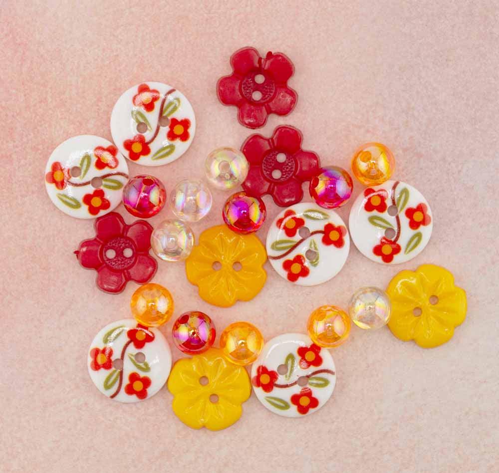 Sunshine Meadow DIY Button Bracelet Kit