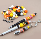 Candy Corn Cutie Beadable Pen & Keychain Kit