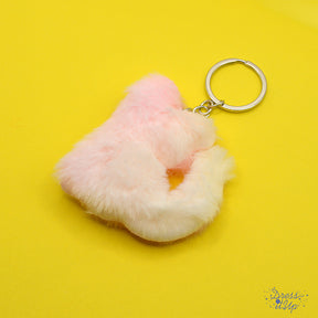 Cute ombre fluff kitty adds to backpack and keychain projects