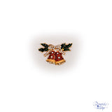 Sparkling rhinestones and enamel detailing add to holiday crafts and jewelry projects