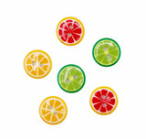 Citrus Slice Printed 2-Hole Round Buttons